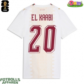 Marocko Ayoub El Kaabi #20 Bortatröja Kvinnor VM 2026 Kortärmad